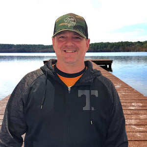 Camo Fitted Cap - Lake Time Supply Co.