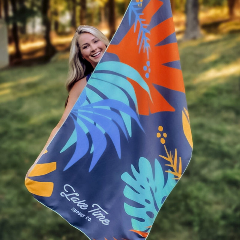 Quick-Dry Beach Towel - Lake Time Supply Co.