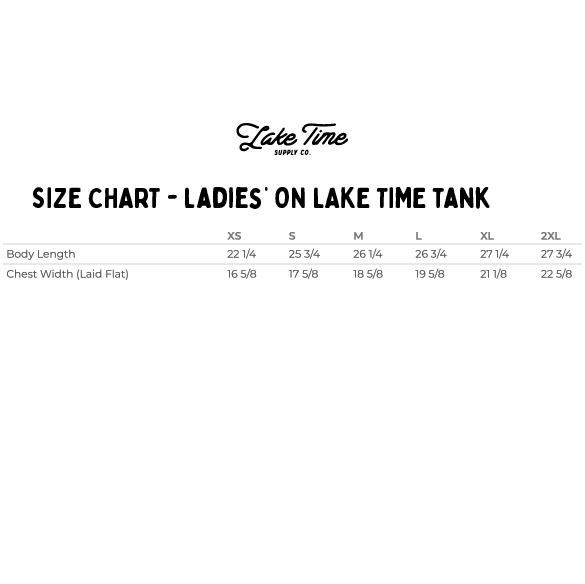 Ladies' Lakeside Tank - Lake Life